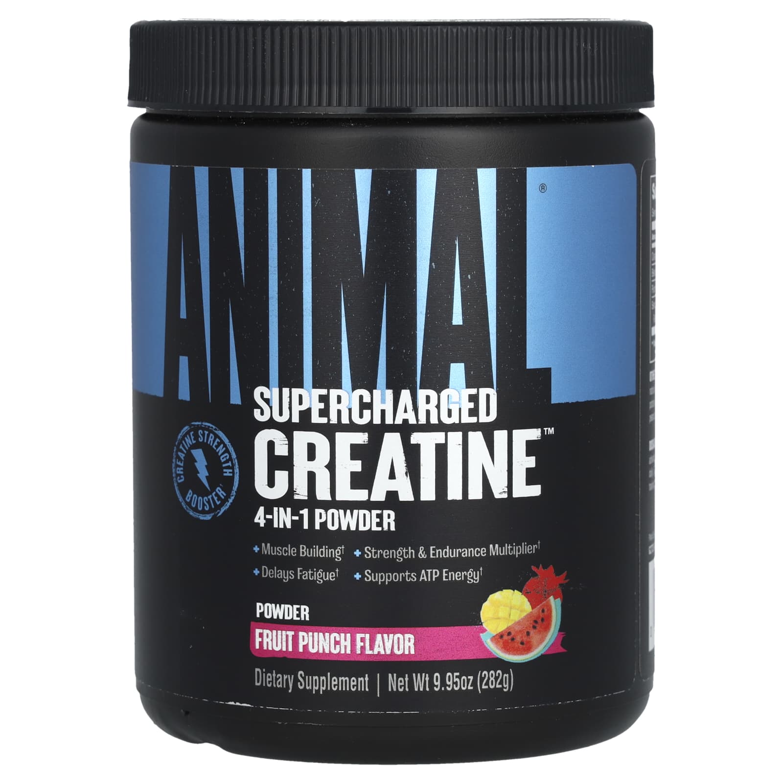 

Animal, Super Creatine, 4-In-1 Powder, Fruit Punch Flavor, 9.95 oz (282 g)