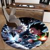 1pc Hunter X Hunter Killua & Gon Round Carpet - Anime Cartoon Design Chair Mat, Non-Slip Rug for Office, Home Decor, Living Room