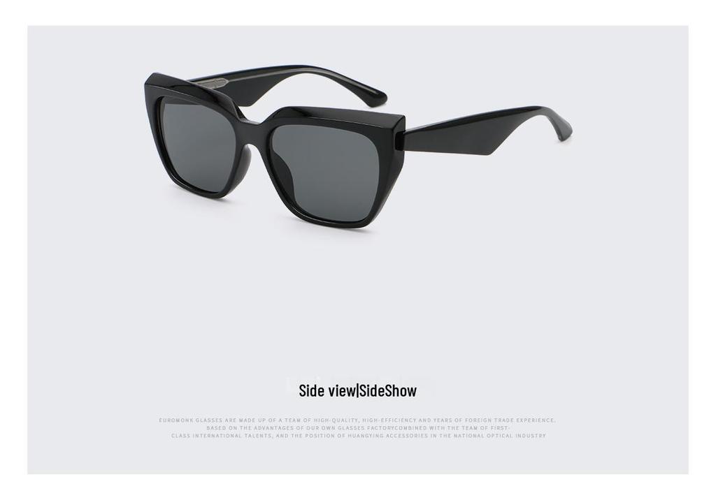 8895 European Retro Large Frame Fashion Sunglasses for Men & Women
