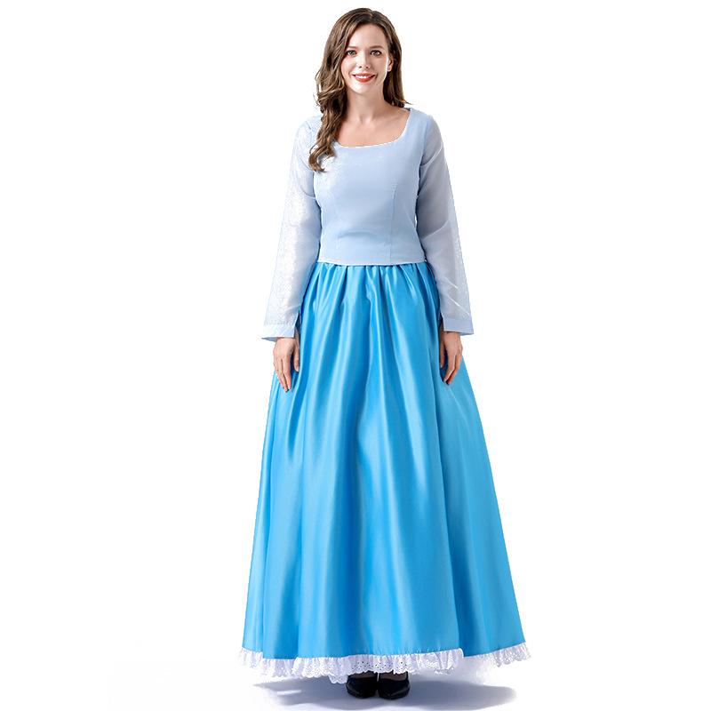 Cosplay year new European and American princess dress literary Cinderella chest skirt halloween cos play costume female