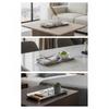 Metal Serving Tray Raised Sides Rectangular Folded End Panels Kitchenware