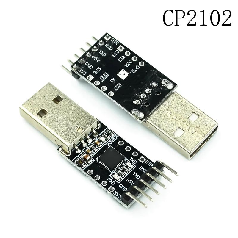 1 Set Usb To Serial Port Module Adapter Usb To Ttl Stc Downloader Uart Cp2102 Chip Module