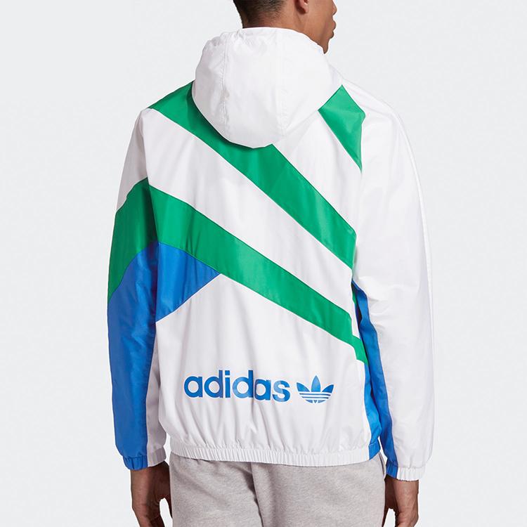 Adidas Originals Trefoil SPRT US WB 2 Casual Sports Jacket Men Jackets White GJ6731