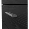 4-Drawer Chest of Drawers - Black Decor - W80 X D40 X H68 Cm