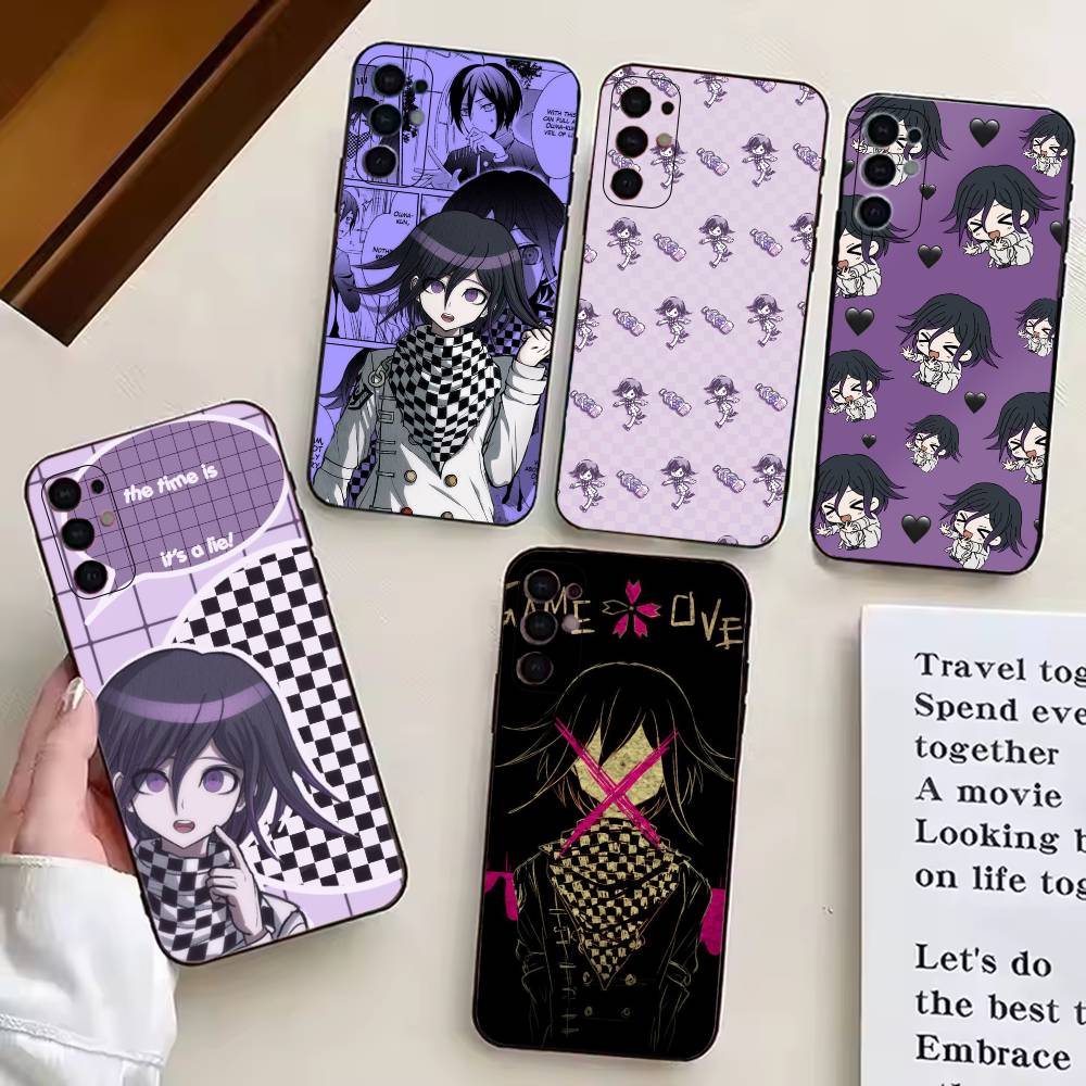 Kokichi Oma Game D-Danganronpa Phone Case For Samsung S25,S24,S21,S22,S23,S30,Ultra,S20,Plus,Fe,Soft Silicone Black Cover