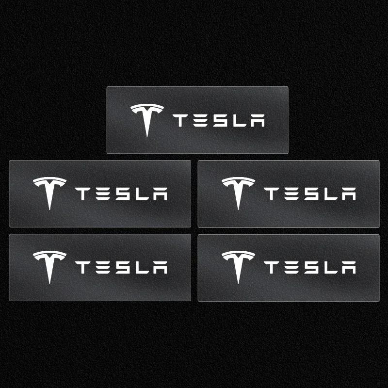 Autoaufkleber 2025 Heiße Auto-Logo-Aufkleber Karosserie Seitenkotflügel Türfenster Kofferraum Abziehbilder Aufkleber Außen Deko Für Tesla Model 3 Modell