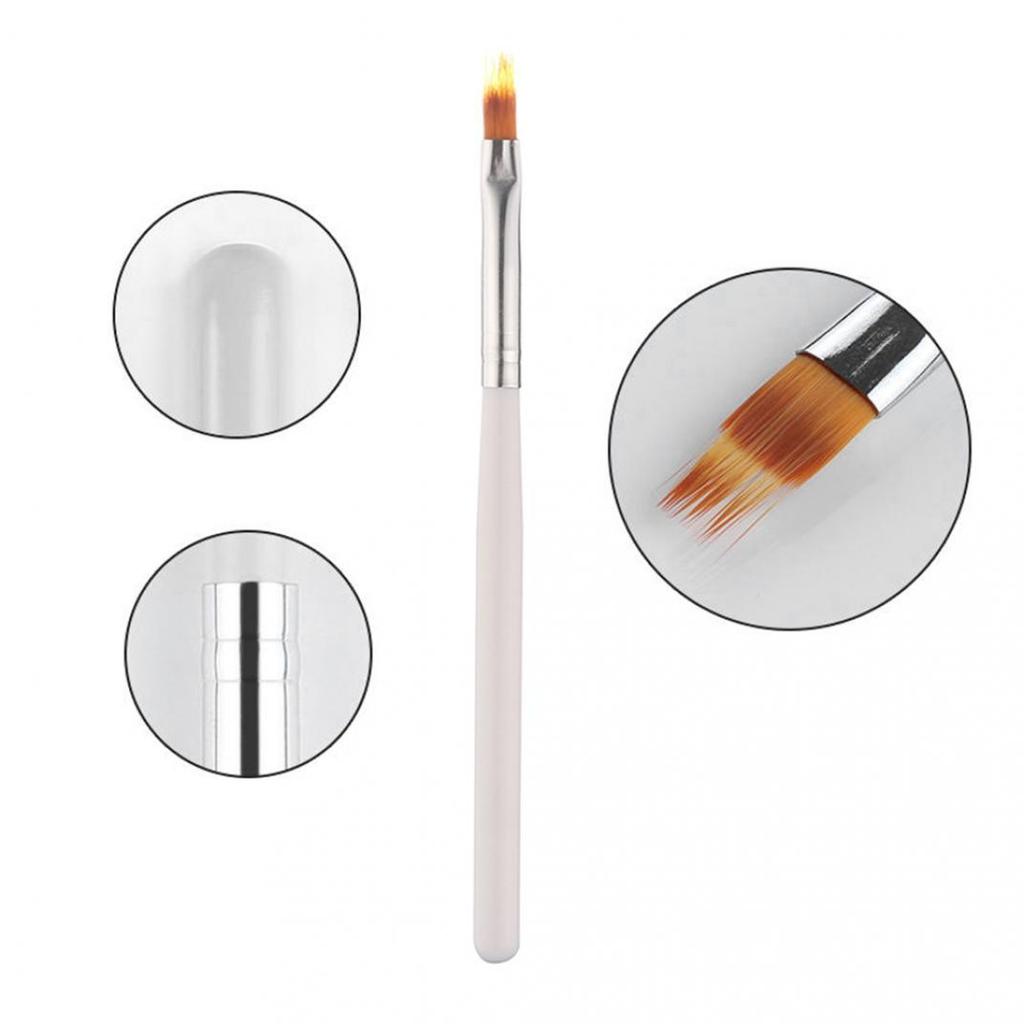 UV Gel Gradient Painting Pen Drawing Brush Plastic Handle Manicure Nail Art Tool
