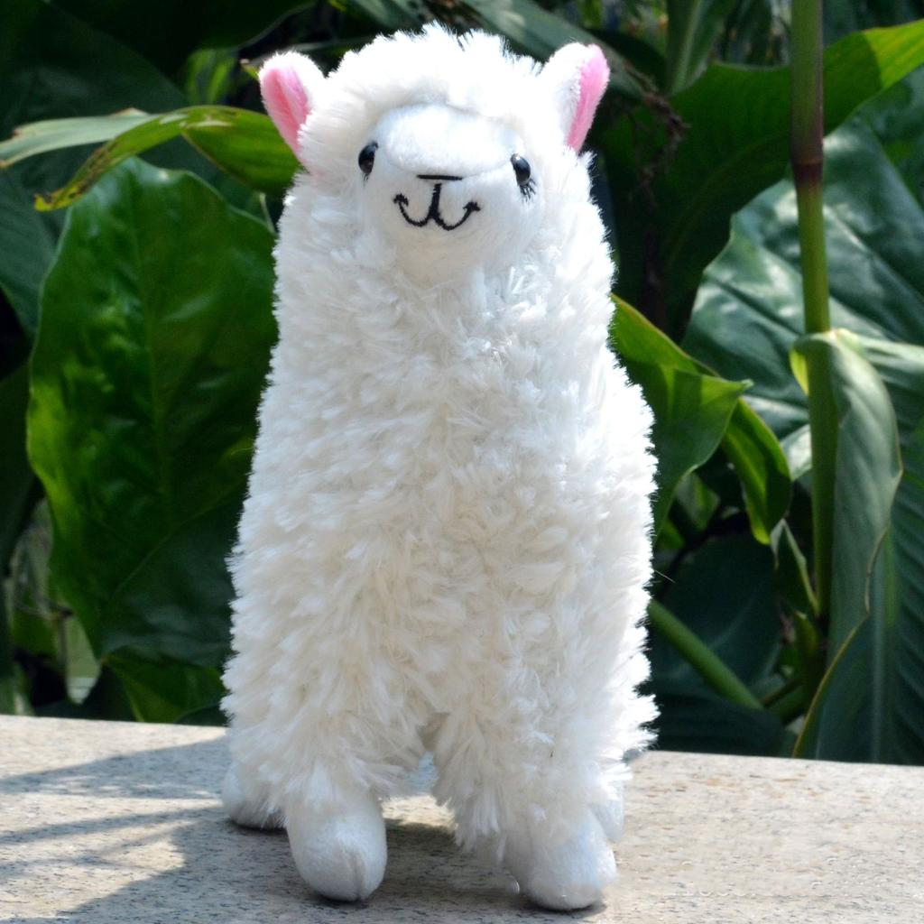 23cm Alpaca Plush Toy 6 Colors Charming Animal Doll Soft Velvet Doll Home Office Decoration Kids Girls Birthday Gift