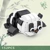 Creative Chinese Panda Building Blocks For Children Educational Animal cognition Construction Toys For Kids Birthday Gift DIY