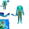 Bezaubernder Luca Kinder-Overall mit Maske und Handschuhen für lebhaftes Halloween-Verkleiden