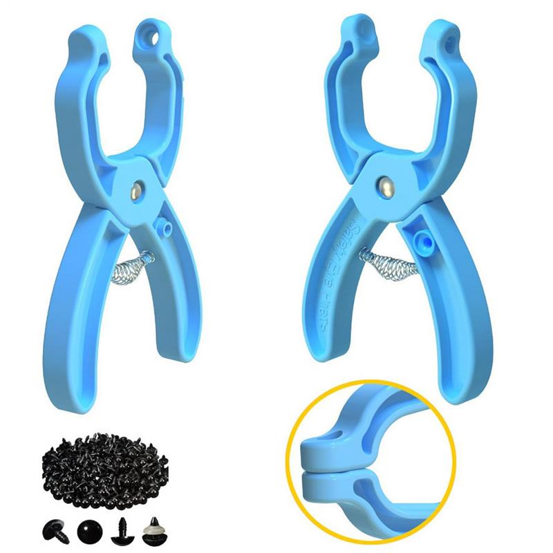 1pcs Knitting Crochet Doll Safety Eye Pliers Tool 3D Printed Amigurumi Crocheting Safety Eye Attaching Pliers