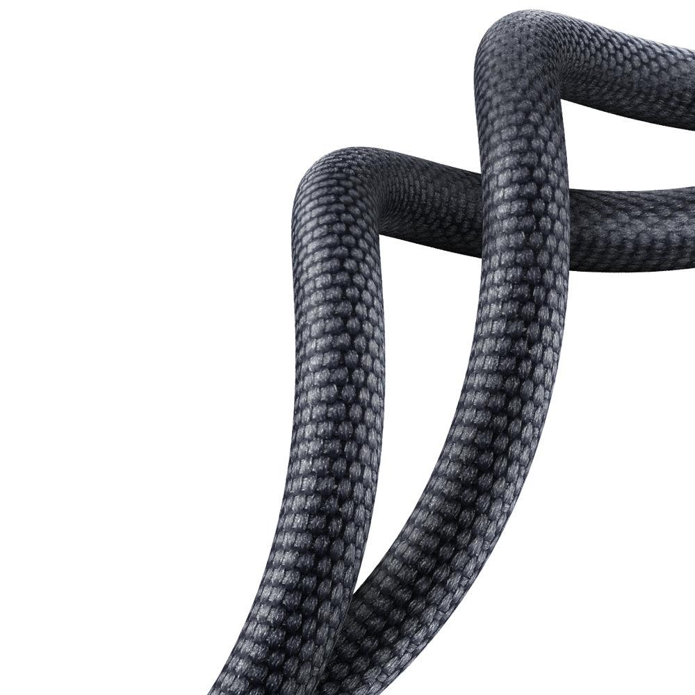 Cable for fast charging and data transfer USB USBC 100W 2m black