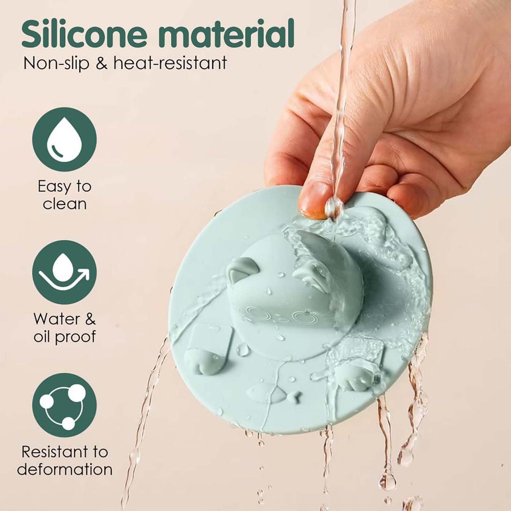 Silicone Cup Covers, -Designed Cup Cover With Tea Bag Holder Mug Lid For Coffee Milk Tea