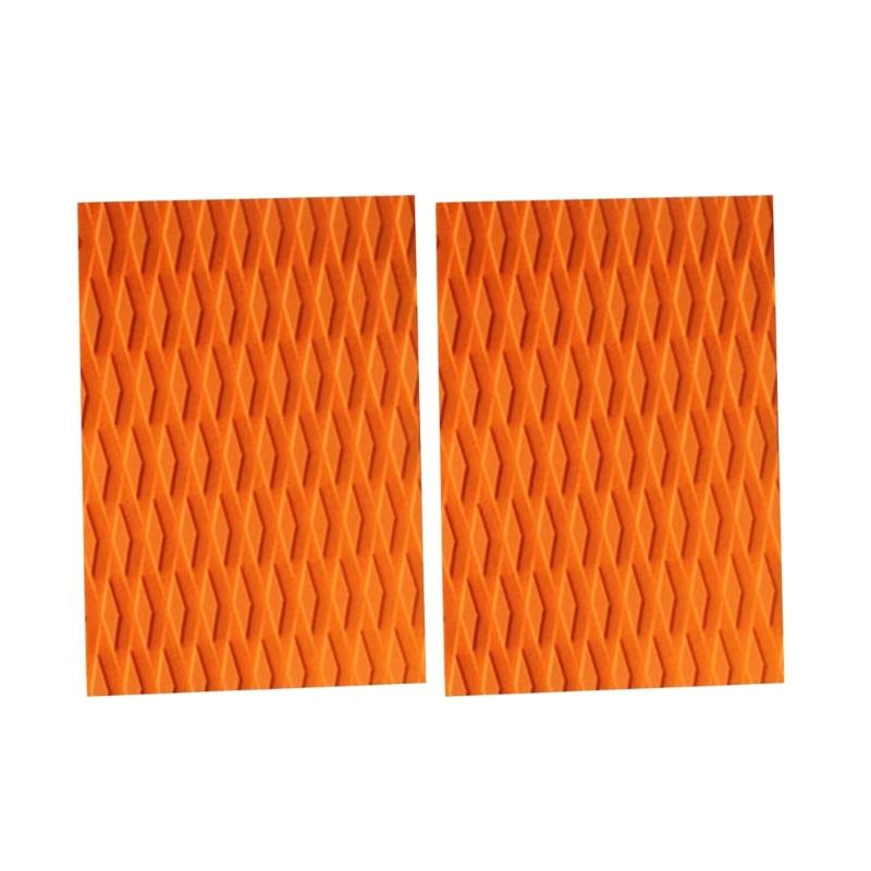2Pcs Trimmable Surfboard Traction Pad Nonslip Surfboard Skimboard Traction Pad Deck Grip Tail Pad for Boats Deck