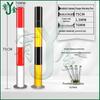Galvanized Steel Reflective Traffic Safety Bollard