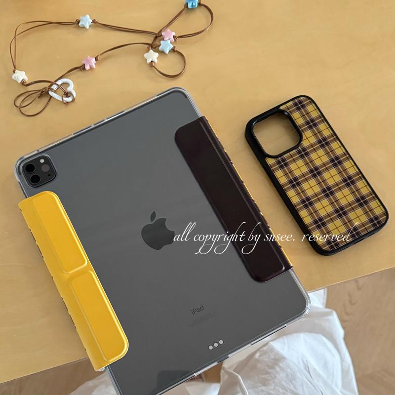 INS Retro American Simple Grid Black Border Matte Phone Case For iPhone 16 15 14 12 13 11Pro Max Plus Anti Drop Protective Cover