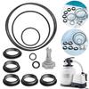 25013 Sand Filter Pump Seal Gasket Parts Replacement Repair Set Air Release Valve & O-Rings for Intex Sand Filter Pumps