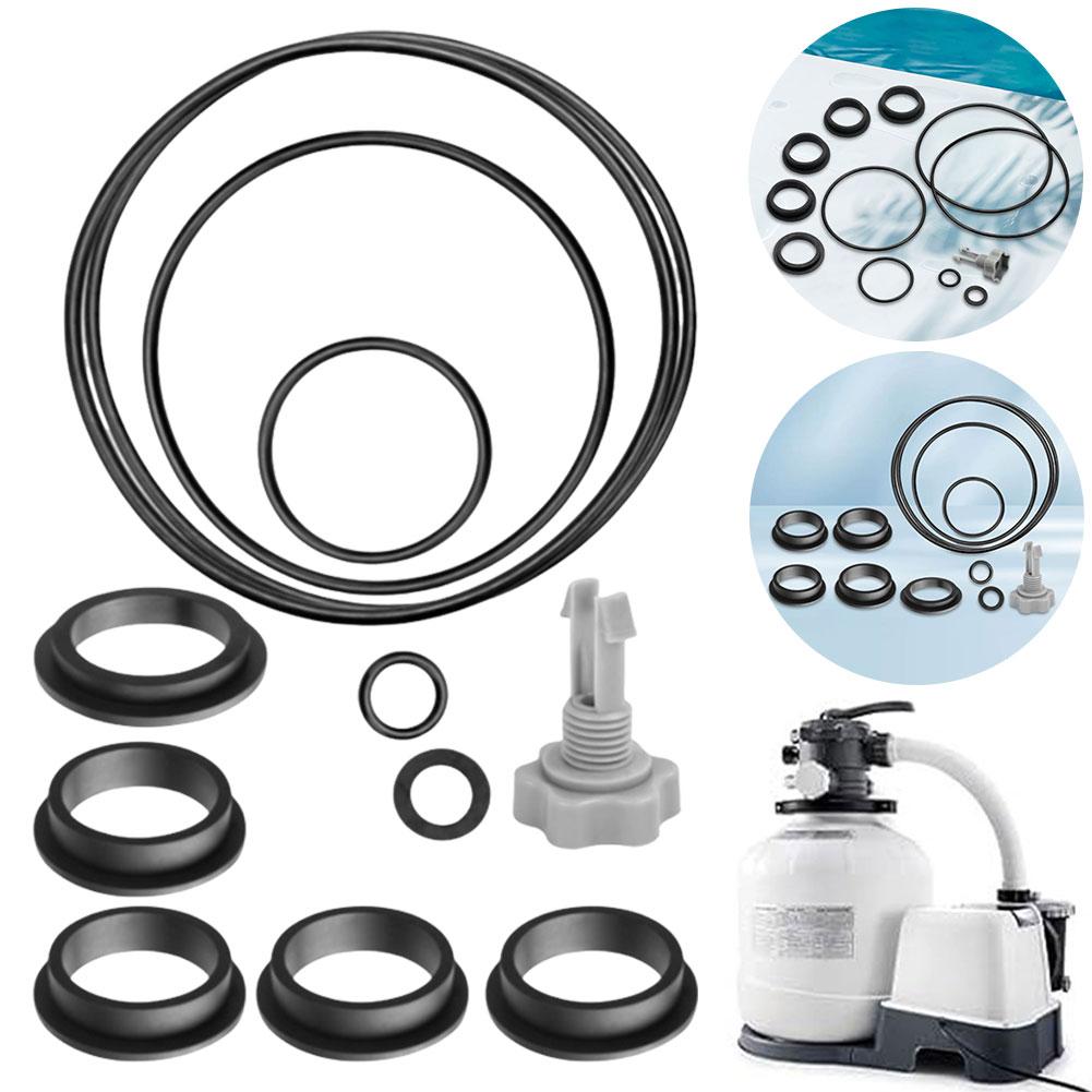 25013 Ersatz-Reparaturset Entlüftungsventil & O-Ringe für Intex Sandfilterpumpe Dichtungssatz