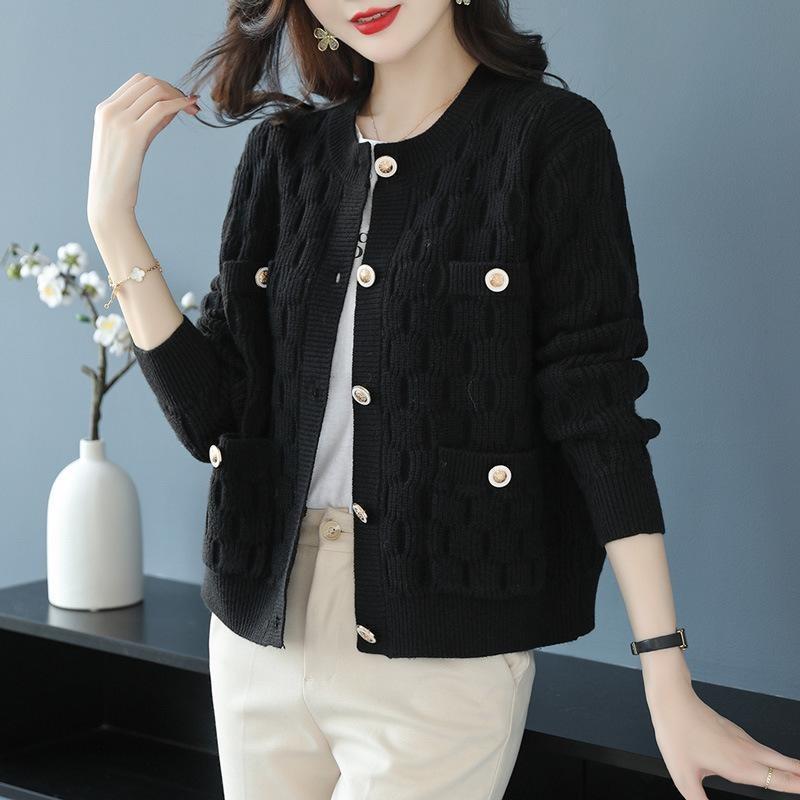Short Sweater Jacket Shawl Women's Autumn Clothing New Loose Outer Top Knitted Cardigan Spring and Autumn Coat Women