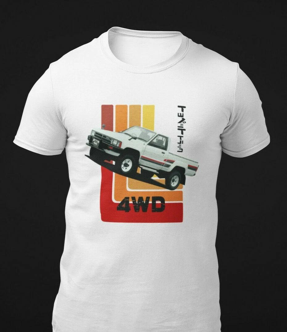 

Retro 80 s Hilux Pickup Truck 100% Cotton T-shirt Mens Tees Top XL