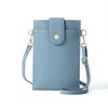 Women Crossbody Phone Bag PU Leather Cell Phone Wallet Purse Touchscreen Shoulder Bag Card Holder Coin Purse Mini Messenger Bag for Women