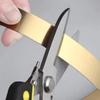 1pc 5m/196.85inMirror Self-adhesive Flat Decorative Lines Strip Stainless Steel Gold Wall Sticker Background Wall Ceiling