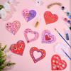 32 Wooden Heart-shaped Handicrafts, Valentine's Day Heart-shaped DIY Adult Handicrafts, Class Gifts, Party Decorations.