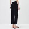 Women's Silk Straight-Leg Trousers