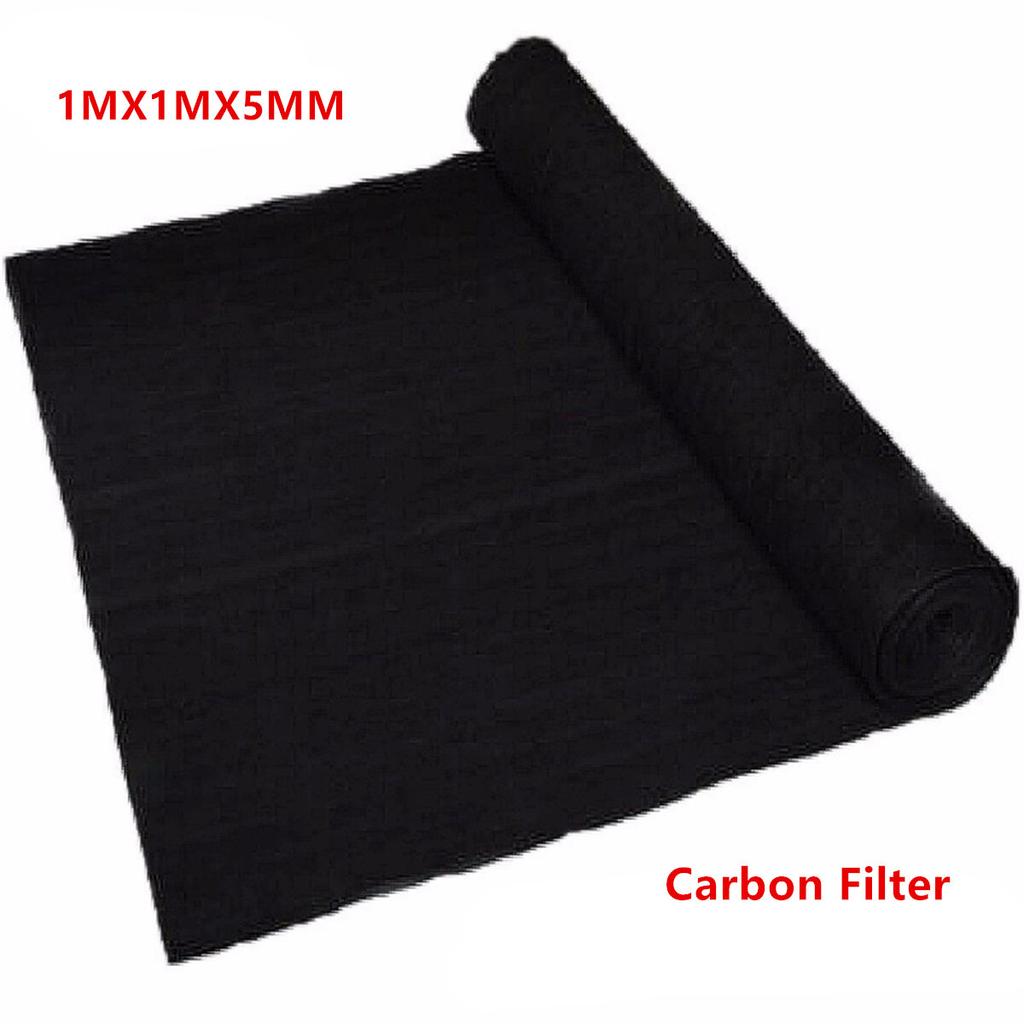 Custom 1mx1m Thickness 5/10mm Home Black Air Conditioner Activated Carbon HEPA Air Purifiers Accessories Purifier Filter Fabric
