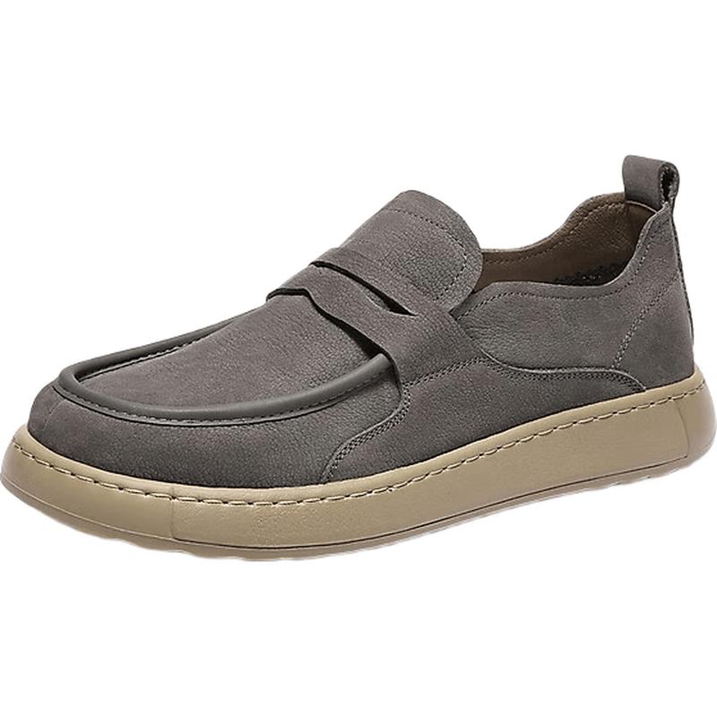 Belle Men s Retro Cowhide Soft Sole Casual Leather Shoes 41