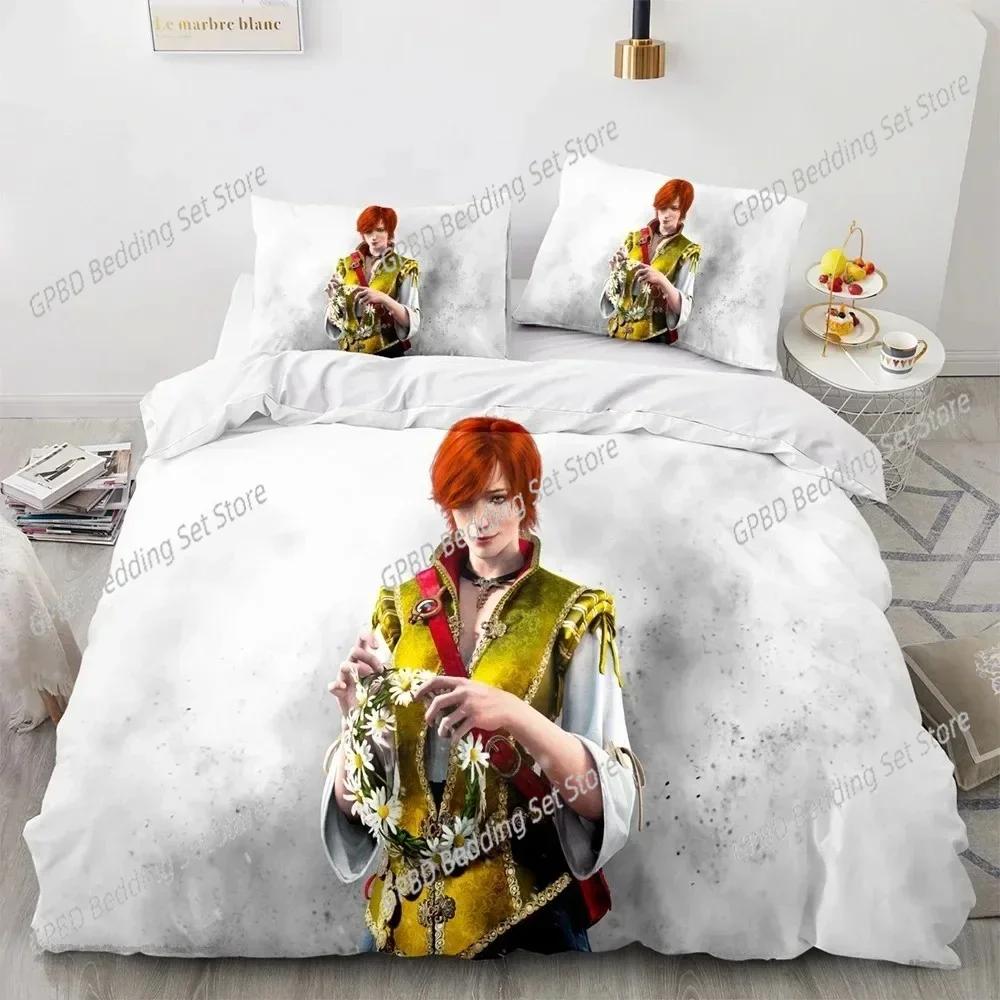 3D Print The W-Witchers Beding Set For Bedrom Soft Modern Bedspreads Comefortable Children Kids Soft Duvet Cover Comfortable Quilt Cover And Pilowcase