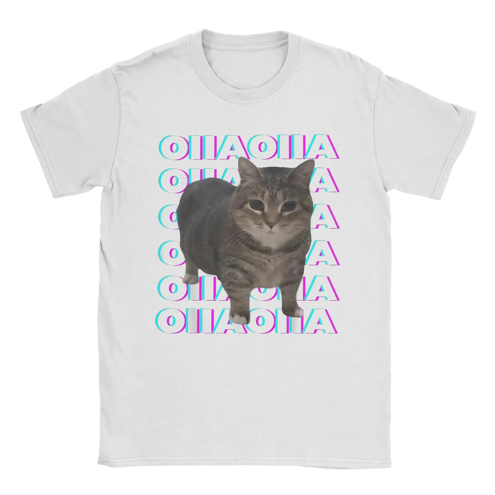 

Fun Cat Disco Fashion Print Tshirt with Round Neckline for Men Short Sleeve Design 100 Pure Cotton Summer Mens Tshirt S