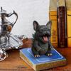 Creative Monster Dog Resin Statue, Strange Dog Head Dragon Body Monster Animal Figurine Desktop Ornaments Car Decorations