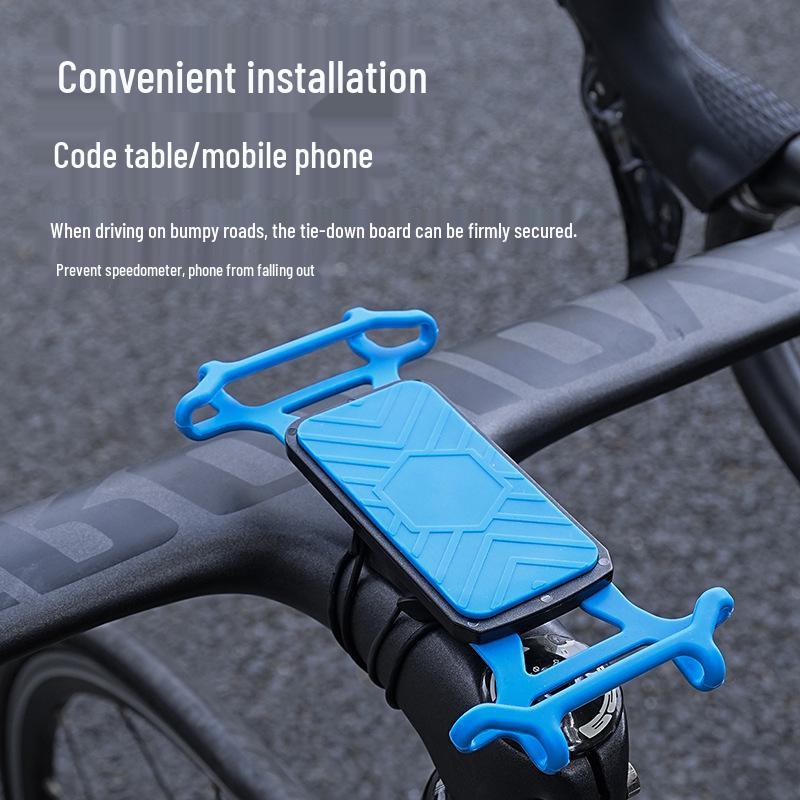 Shockproof Silicone Strap Mount for Garmin/XOSS Bike Computers