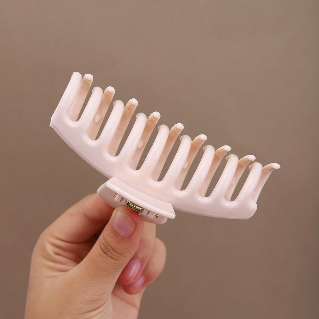 2025 Neue Silikon-Haarklammer Hai für Frauen - High-End-Stil, Koreanisch inspiriert, Design mit großem Volumen.