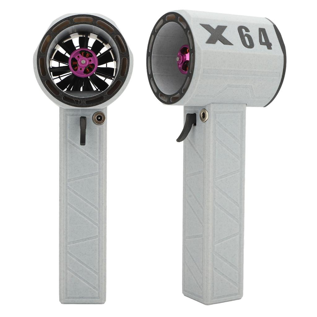 Electric Stepless Speed Adjustment 11 Fan Blades 64mm Duct Handheld Blower Fan for Snow Blowing Car Cleaning