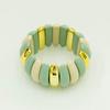 European and American jewelry, fashionable acrylic elbow bracelets, retro color matching exaggerated bracelets and bracelets.