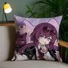 Chibi Cute Honkai Star Rail Cushion Cover Soft Short Plush Double-Sided Printing Home Decor Machine Washable Pillow Case Gift