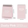 2026 New Year Mini Desk Calendar English Children's Desktop Planner Office Desk Assessories Pocket Notepad