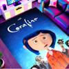 Coraline Print Rug, Washable Floor Carpet, For Entryway Dorm Laundry Room Office Study, Home Decor Birthday Christmas Gift