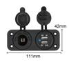 5V Dual USB Charging 12-24V Car Cigarette Lighter Socket Splitter Charger Power Adapter Universal Car Charger For Car And RV