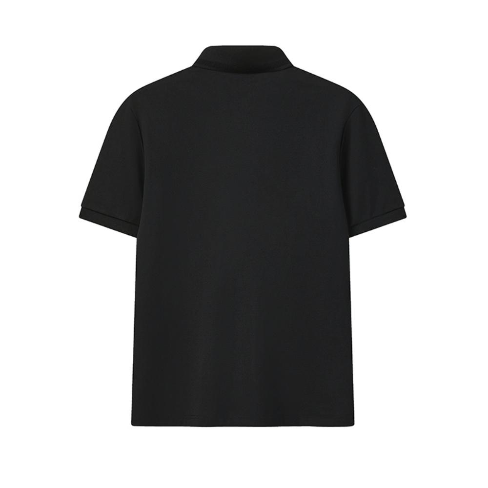 FILA Heritage Casual Sports Polo Shirt Men tops Black F61M628101FBK