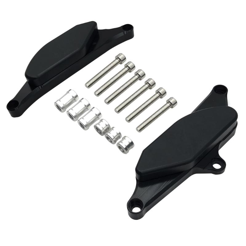 

Engine Guard Case Cover Crash Pad Frame Sliders Protector set used for VMAX 1700 чорний