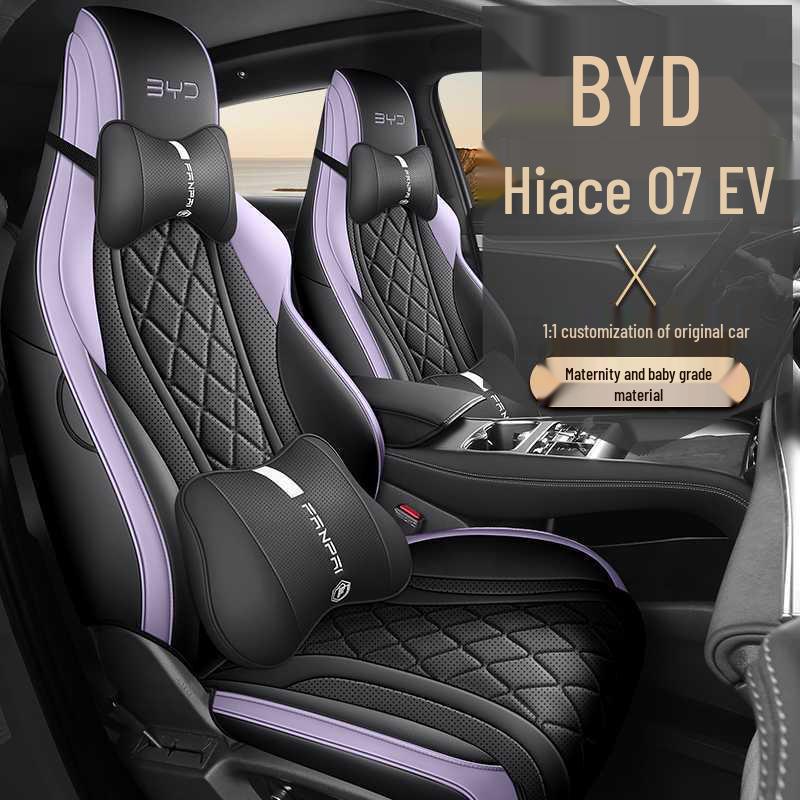 Ganzjahres-Ledersitzbezüge mit vollständiger Abdeckung für BYD Hiace 07ev
