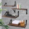 Floating Shelves for Wall Bookshelves Wall Mounted Wood Shelf for Living Room Bathroom Bedroom Kitchen Home Decor