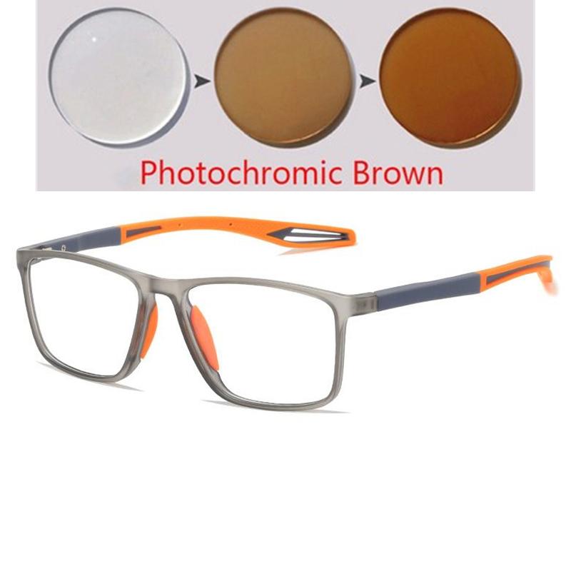 Sport Women Men Student Square Prescription Glasses For The Nearsighted Fashion Silicone Optical Spectacles 0 -1.0 -1.5 To -6.0