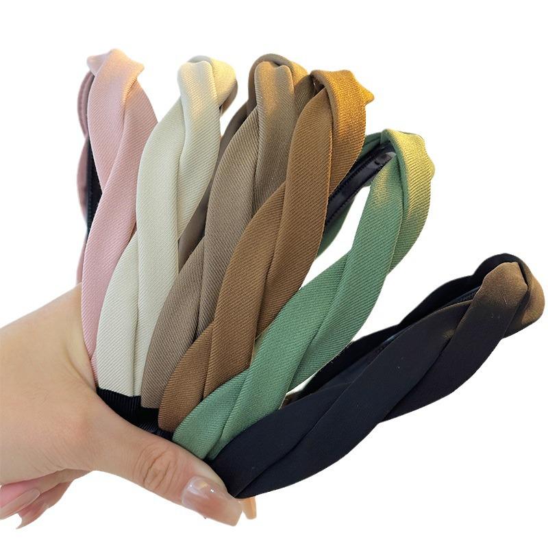 2024 Korean Style Braided Headband: High-End, Versatile Hair Accessory for Washing Face or Going Out
