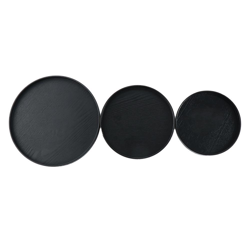 Traditional for Coffee Table Chinese Style Storage Trays Salad Bowl Platter Tea Tray Snack Plate