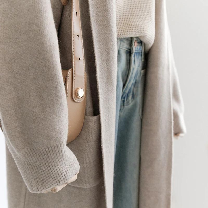 Cardigan Mantel für Damen Winter Oversize Verdickt Einfarbig Locker Langarm Mit Kapuze Cardigan Mantel Oberteil