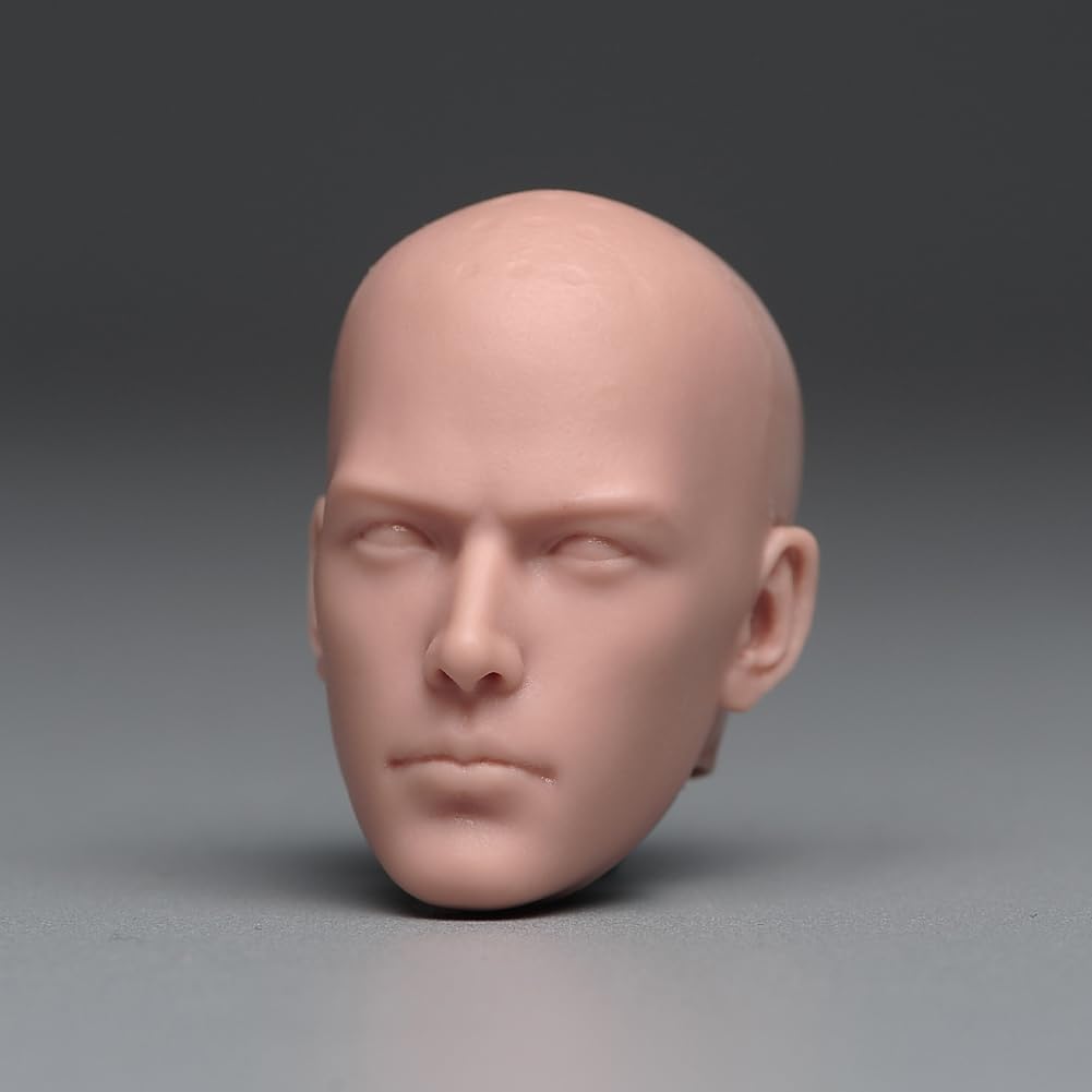 1/6 Scale Male Head Sculpt Monk Bald Man Head for 12inch Phicen,TBLeague Action Figure